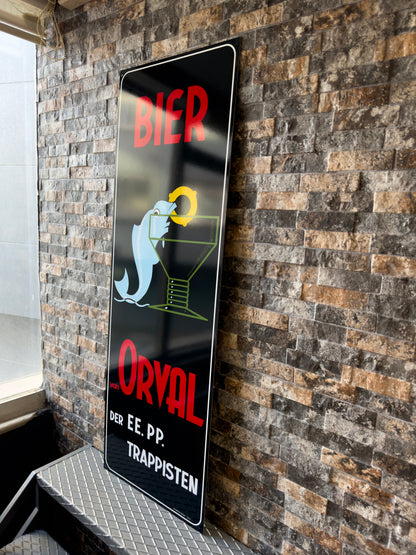 Bier Orval Trappisten - XXXL Bar, Cafe Metal Tabela