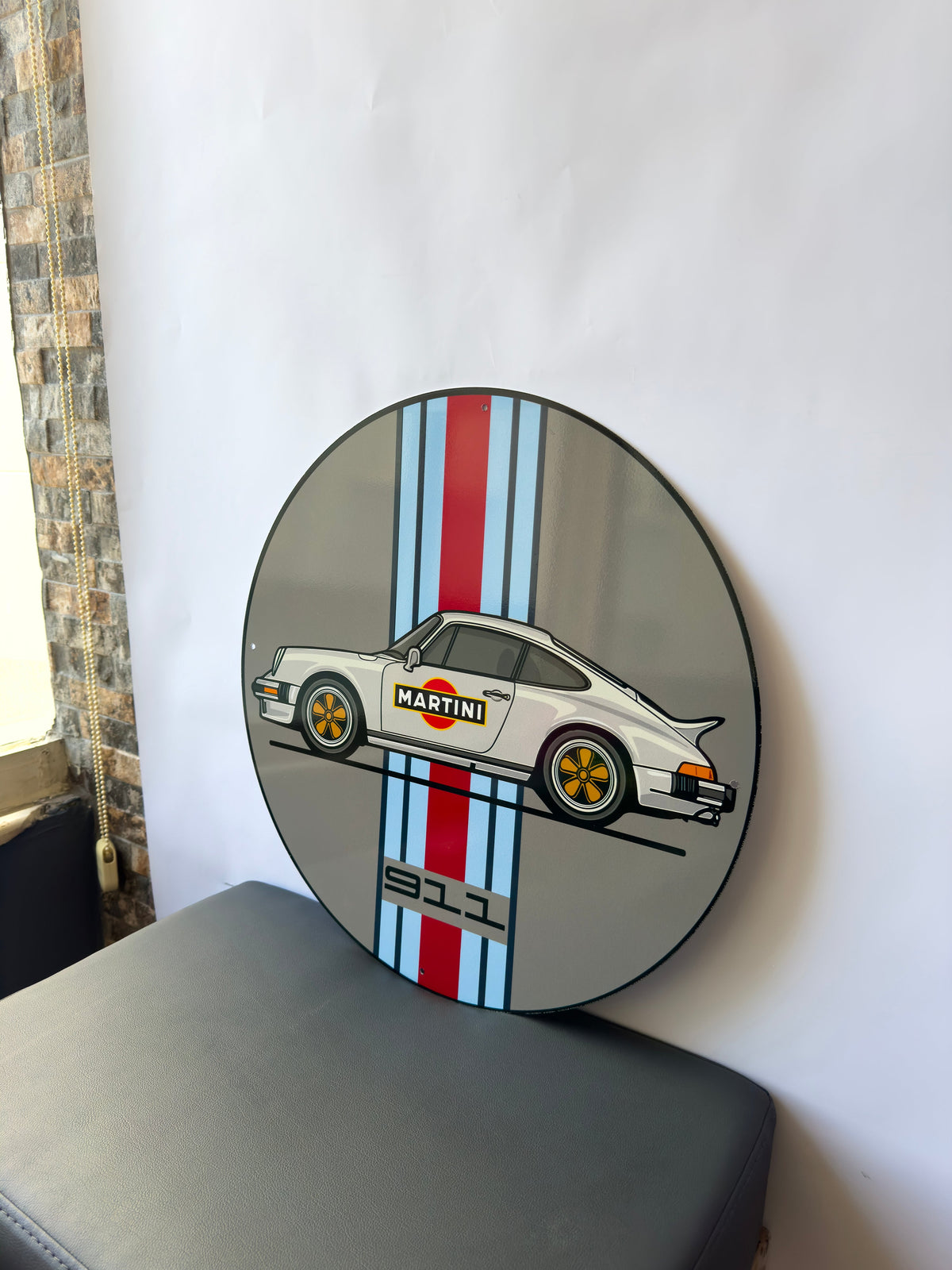 Porsche 911 - Racing Car Metal Tabela