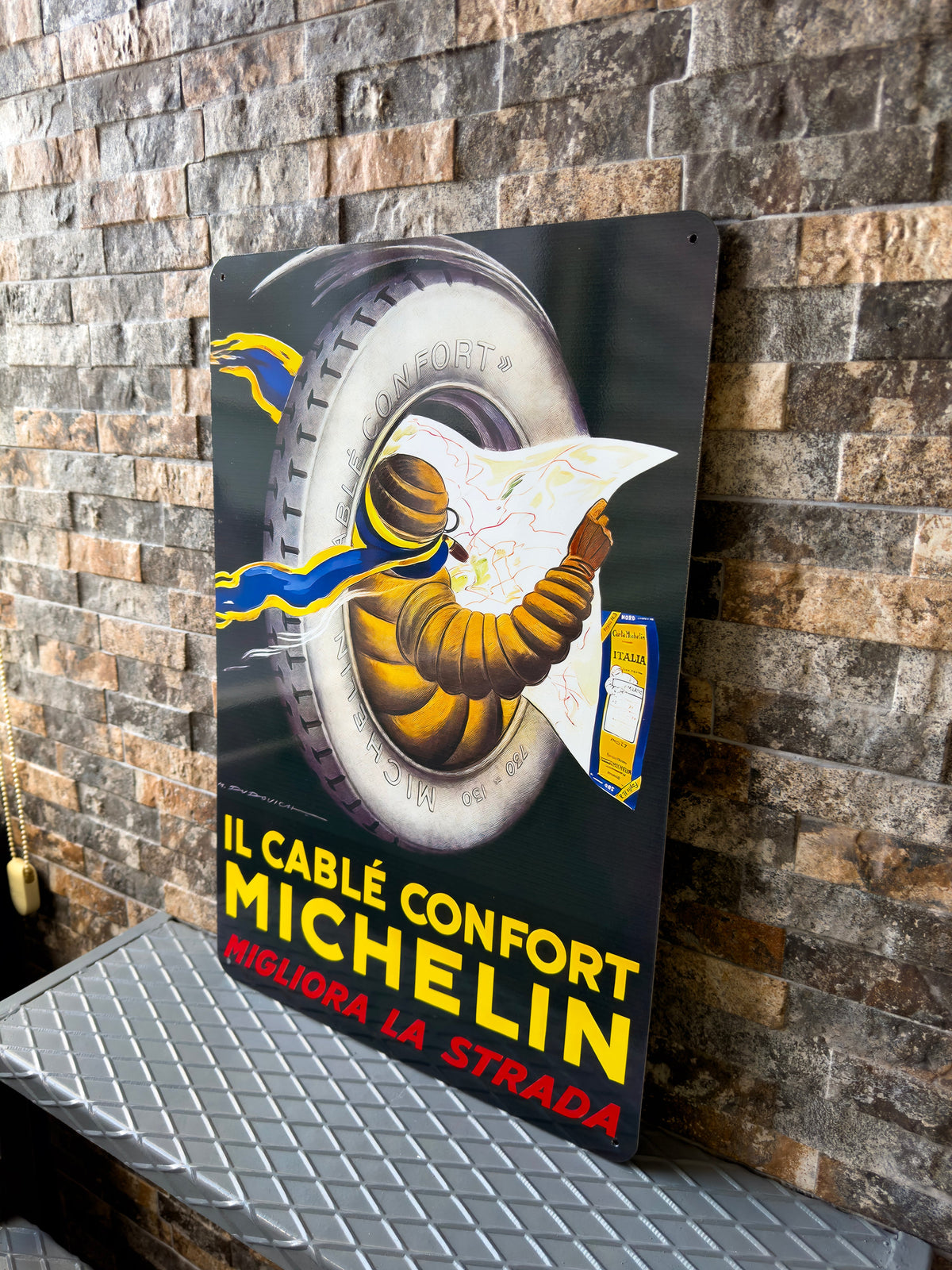 Michelin Bibendum Man Metal Tabela