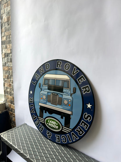 Land Rover - Home Metal Tabela
