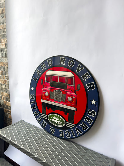 Land Rover Metal Tabela