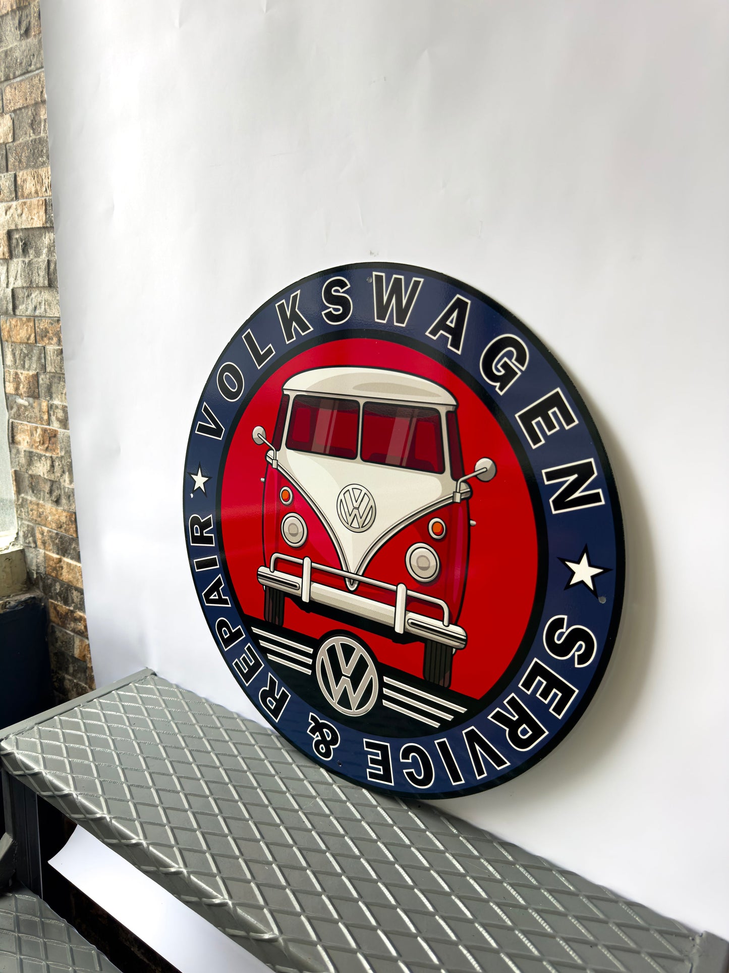 Volkswagen Camper Van Metal Tabela