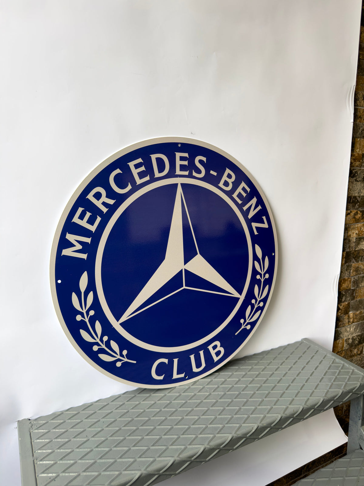 Mercedes Benz Club Metal Tabela