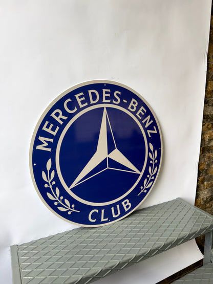 Mercedes Benz Club Metal Tabela