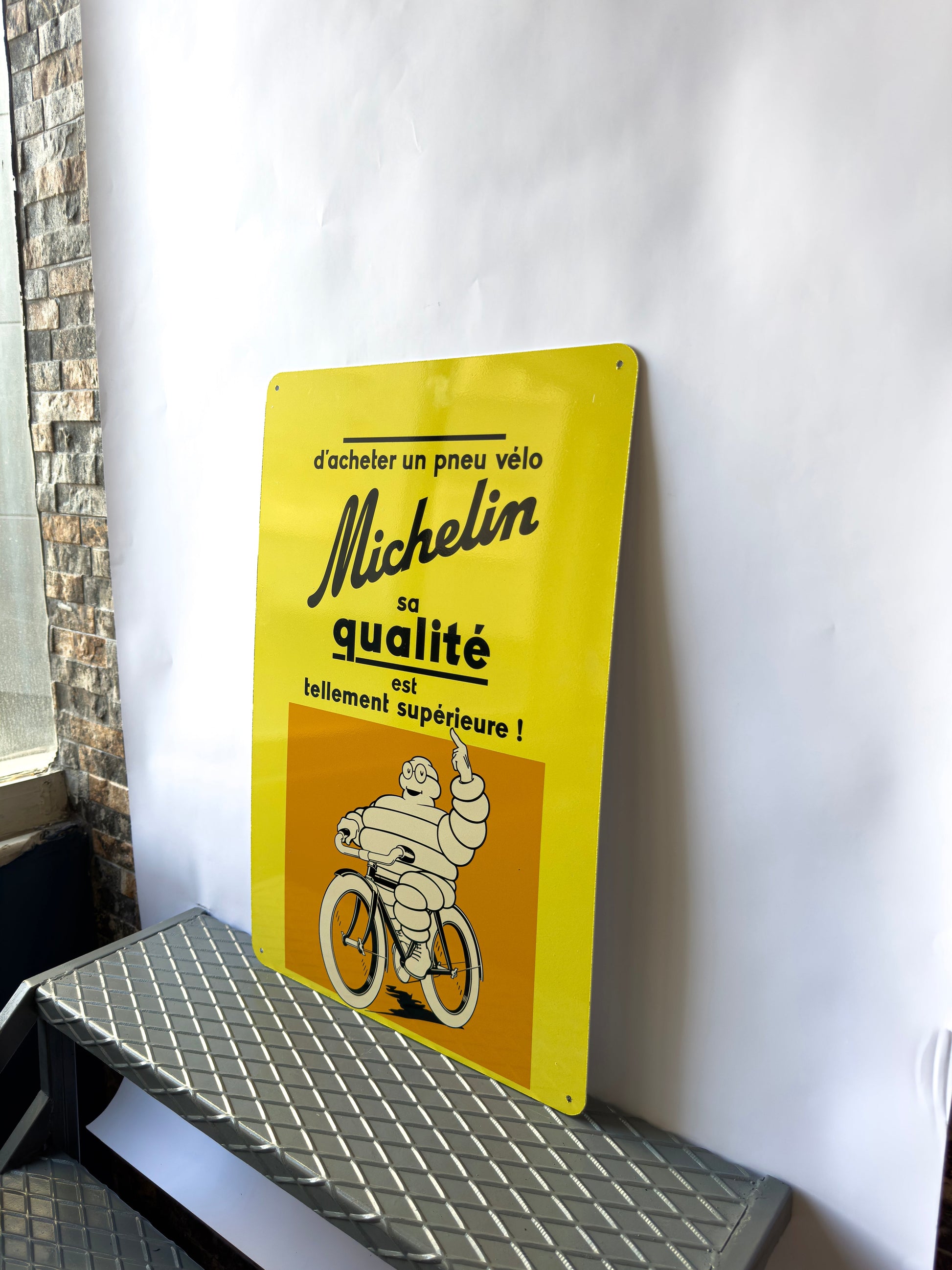 Michelin Sa Qualite Metal Tabela