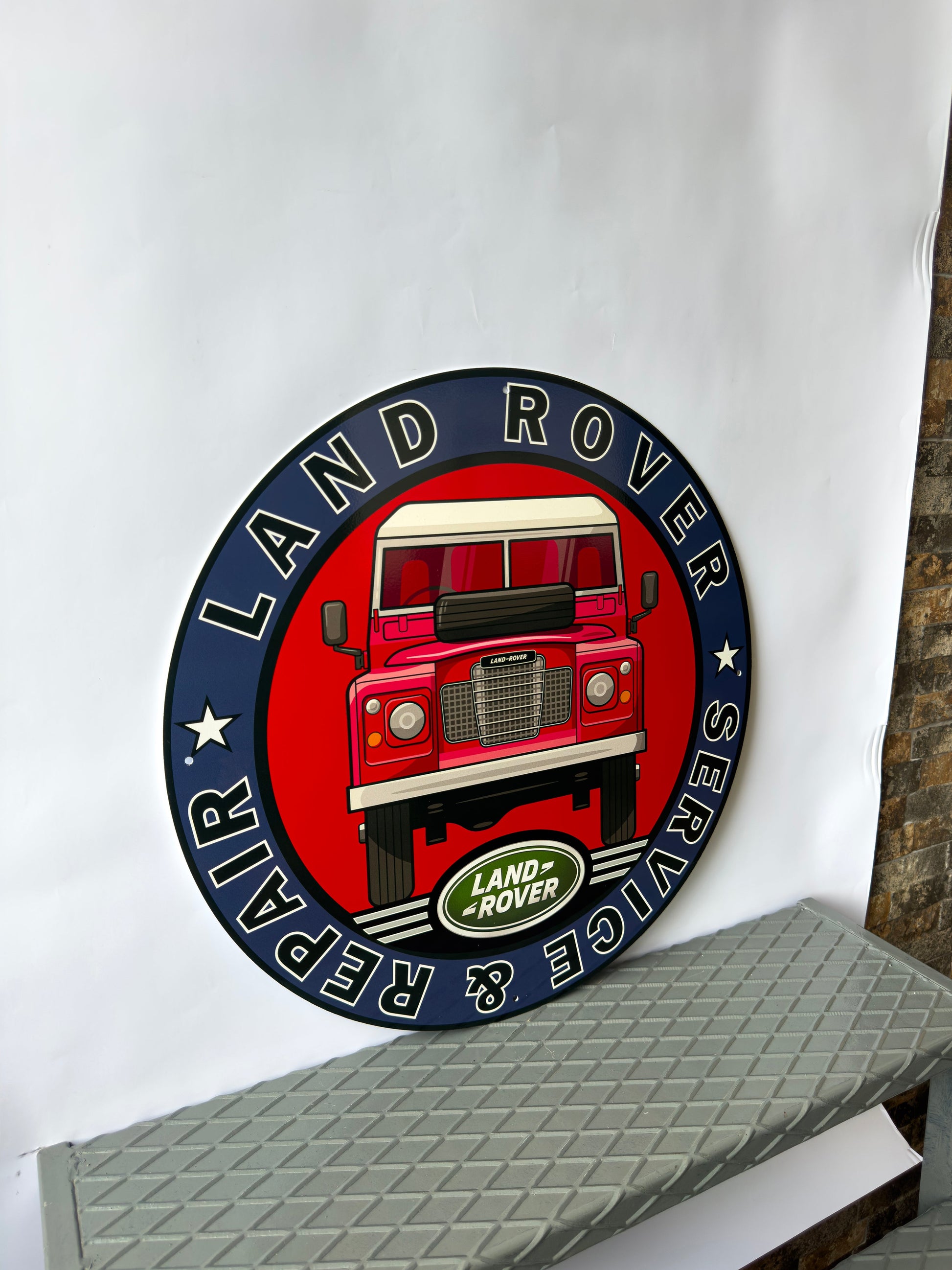 Land Rover Metal Tabela