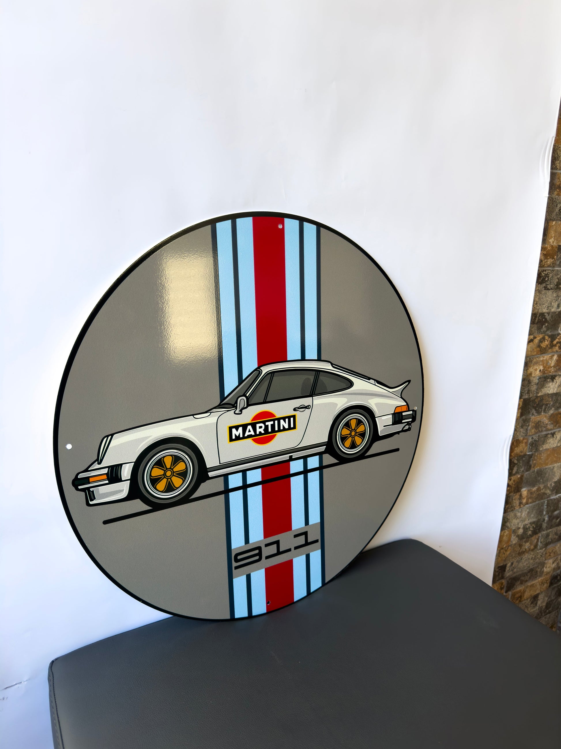 Porsche 911 - Racing Car Metal Tabela
