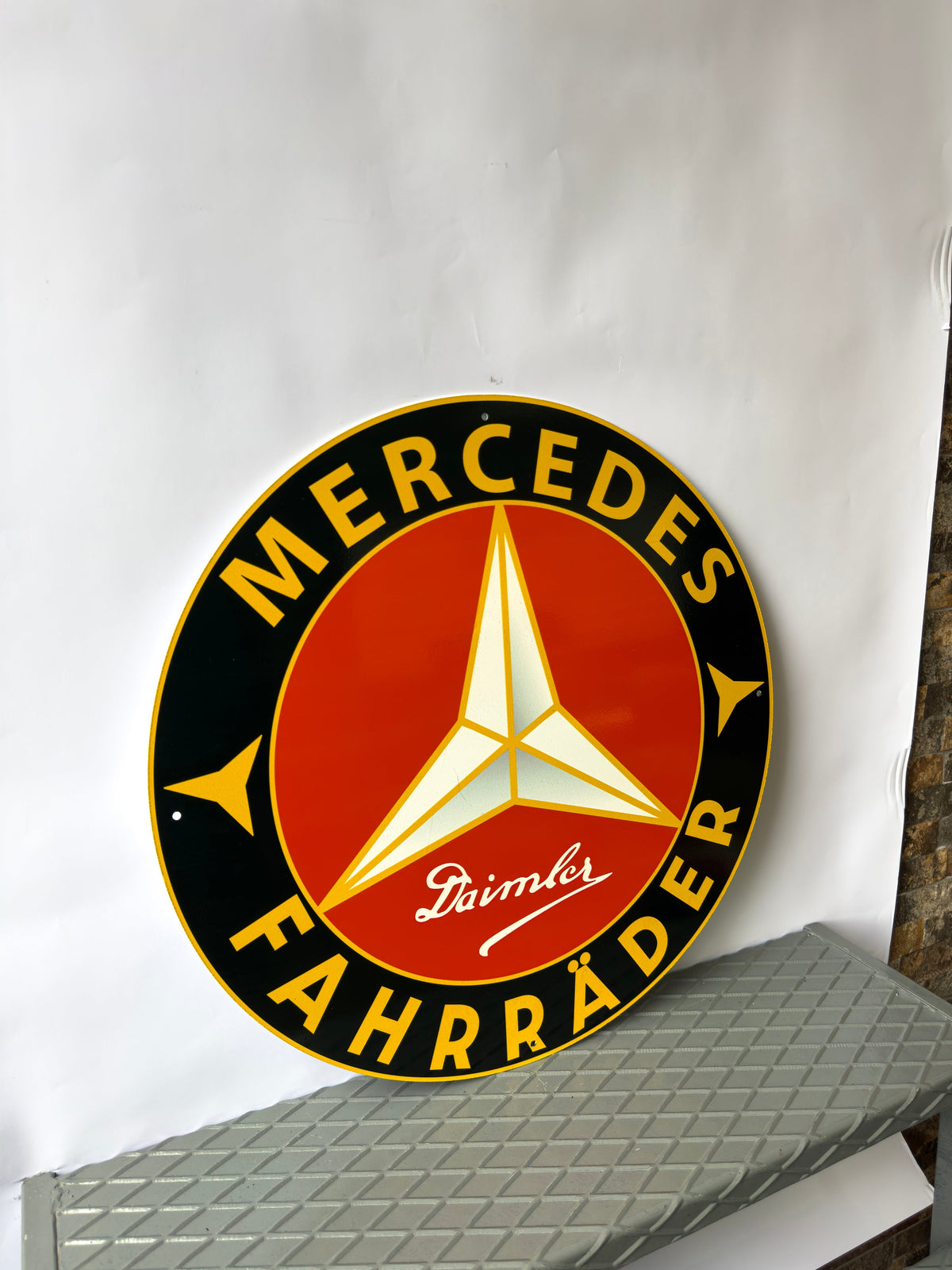 Mercedes Benz Fahrrader - Garage Metal Tabela