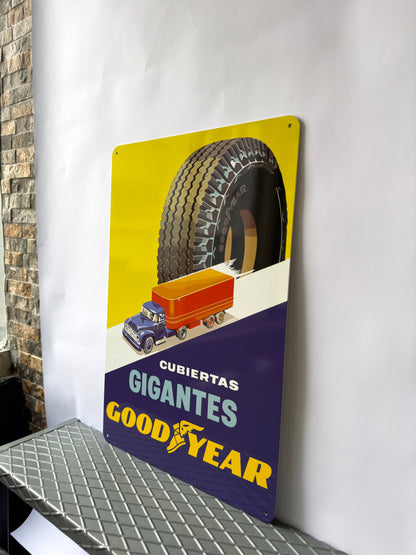Good Year Tyres Metal Tabela