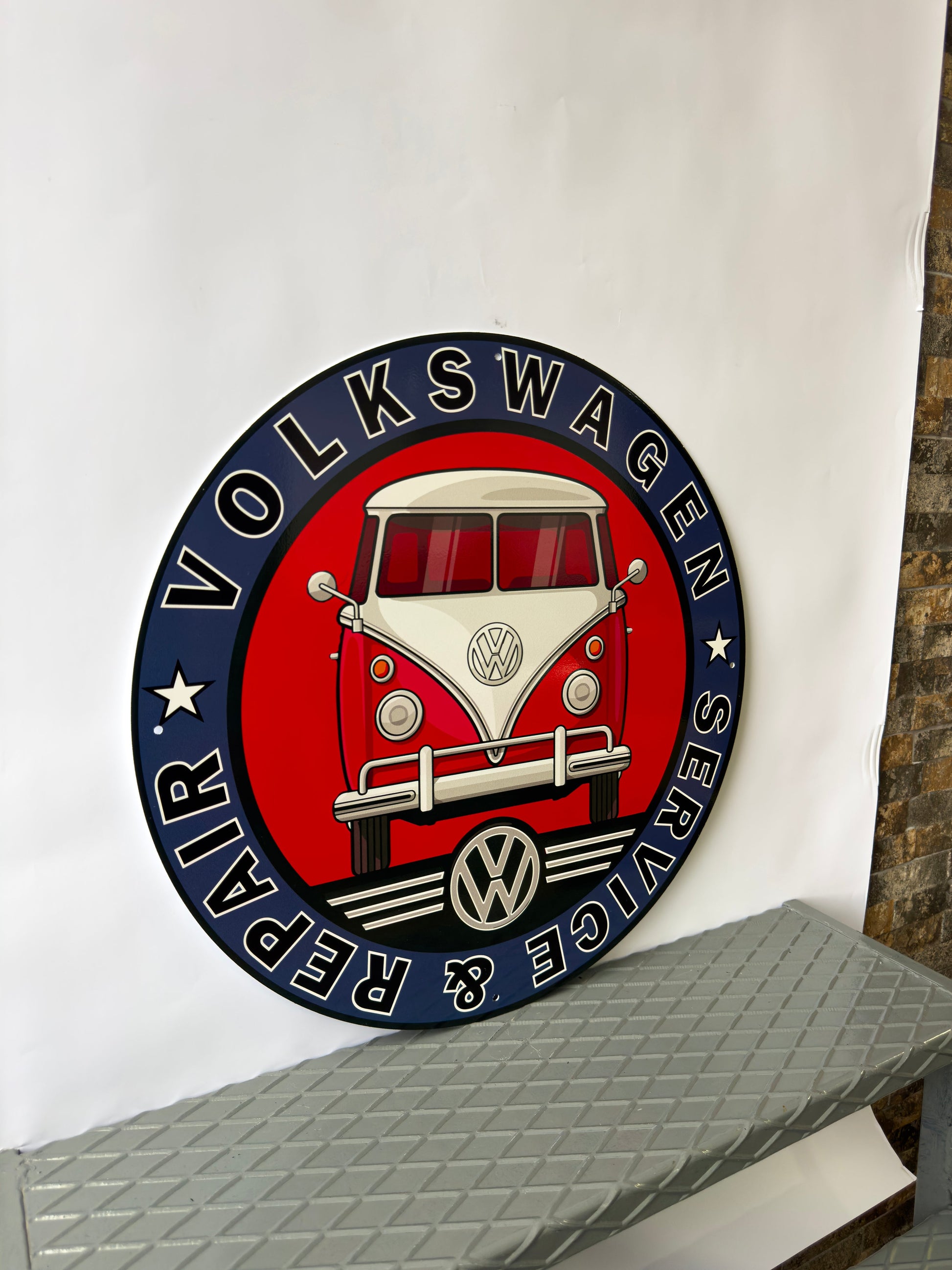 Volkswagen Camper Van Metal Tabela