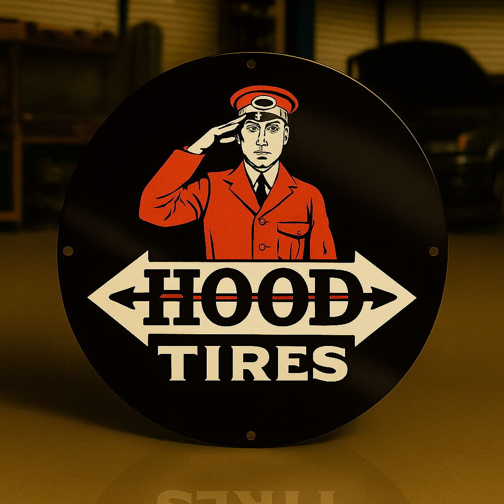 Hood Tires Metal Tabela