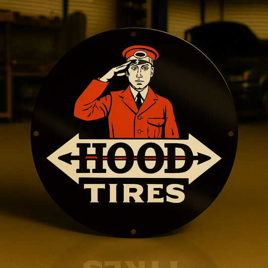 Hood Tires Metal Tabela