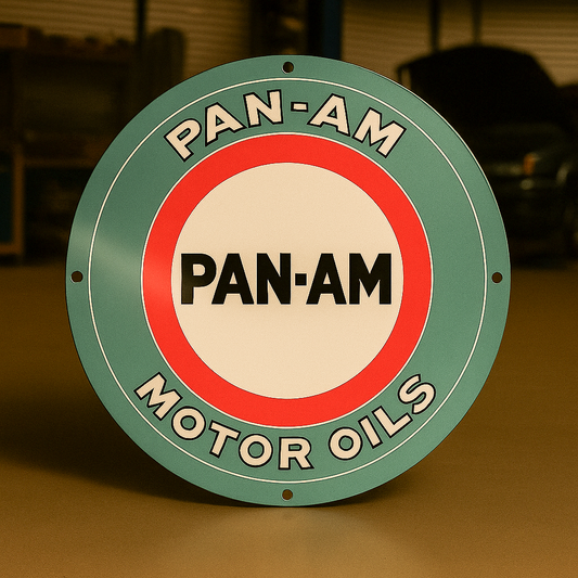 Pan - Am Motor Oils Metal Tabela