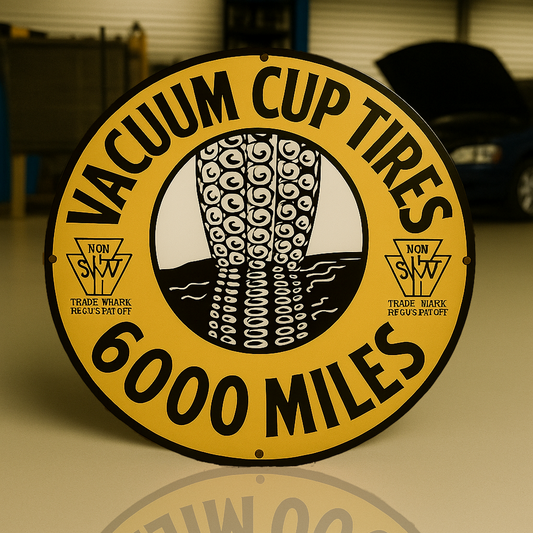 Vacuum Cup Tires 6,000 Miles Metal Tabela