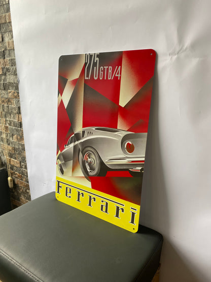 Ferrari 275 GTB Metal Tabela