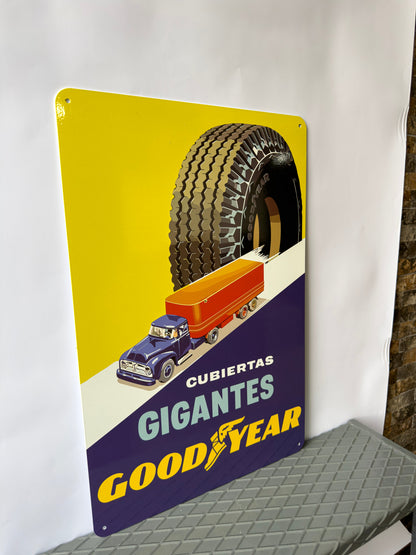 Good Year Tyres Metal Tabela