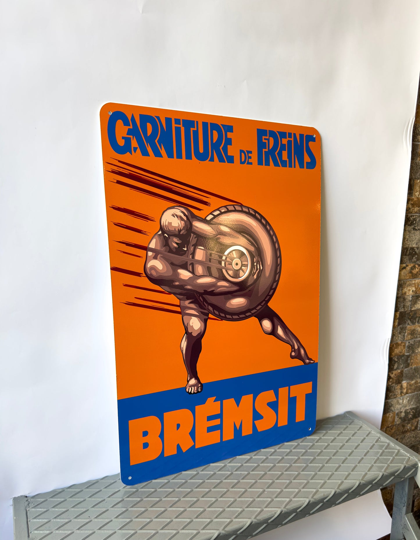 Bremsit Freins 1930 - Garage Metal Tabela