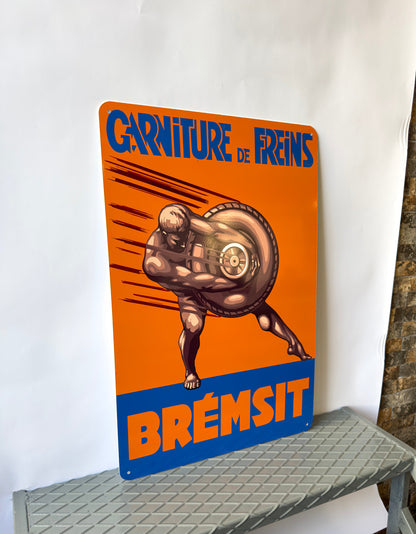 Bremsit Freins 1930 - Garage Metal Tabela