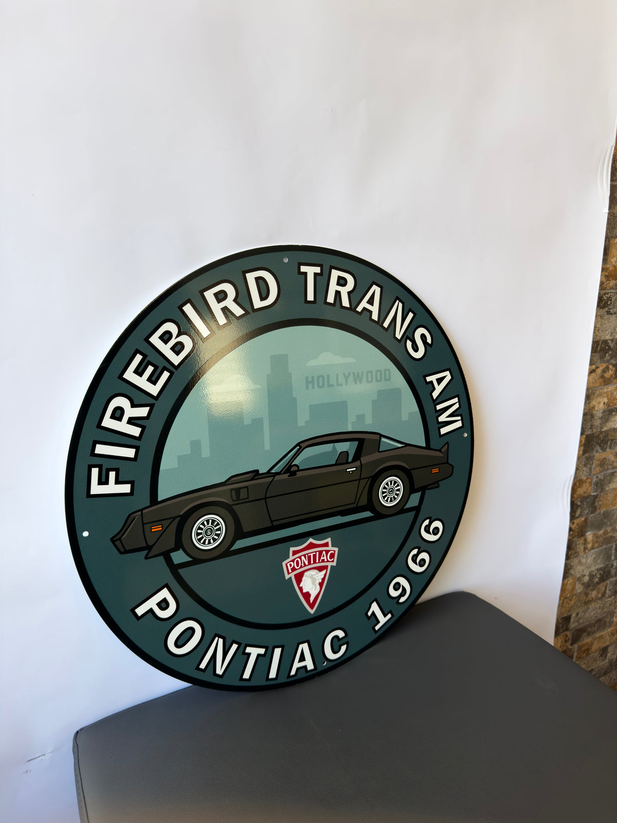 Pontiac 1966 Firebird - Vintage Garage Metal Tabela