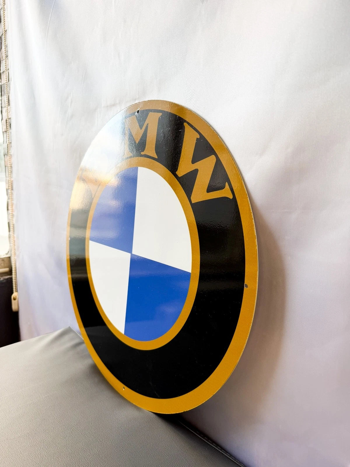 1917 BMW First Roundel Crest - Aviation Roots Metal Tabela