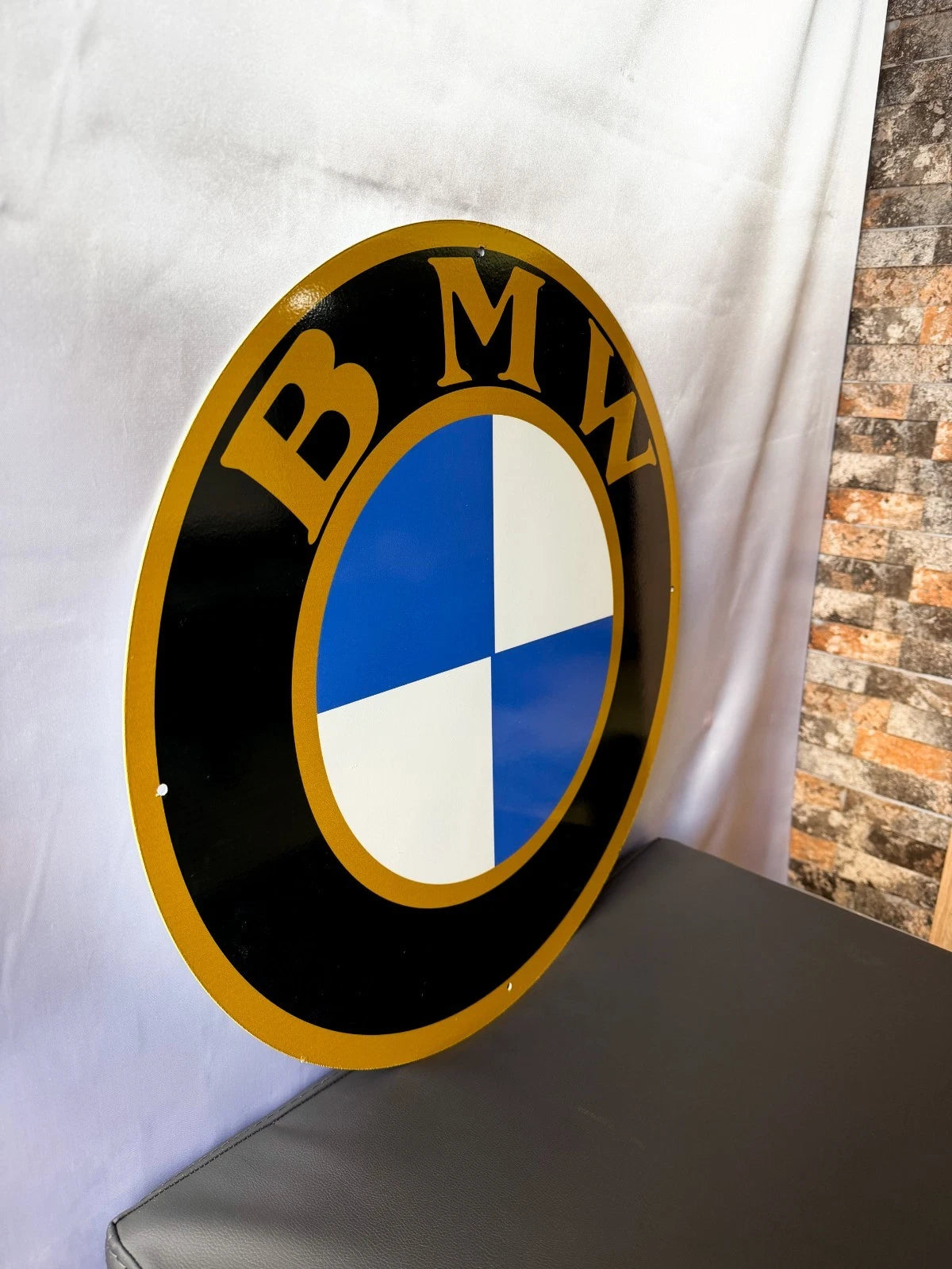 1917 BMW First Roundel Crest - Aviation Roots Metal Tabela