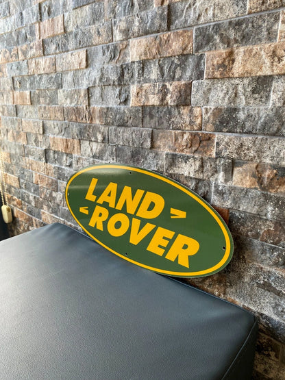 1948 Land Rover Oval Emblem Metal Tabela