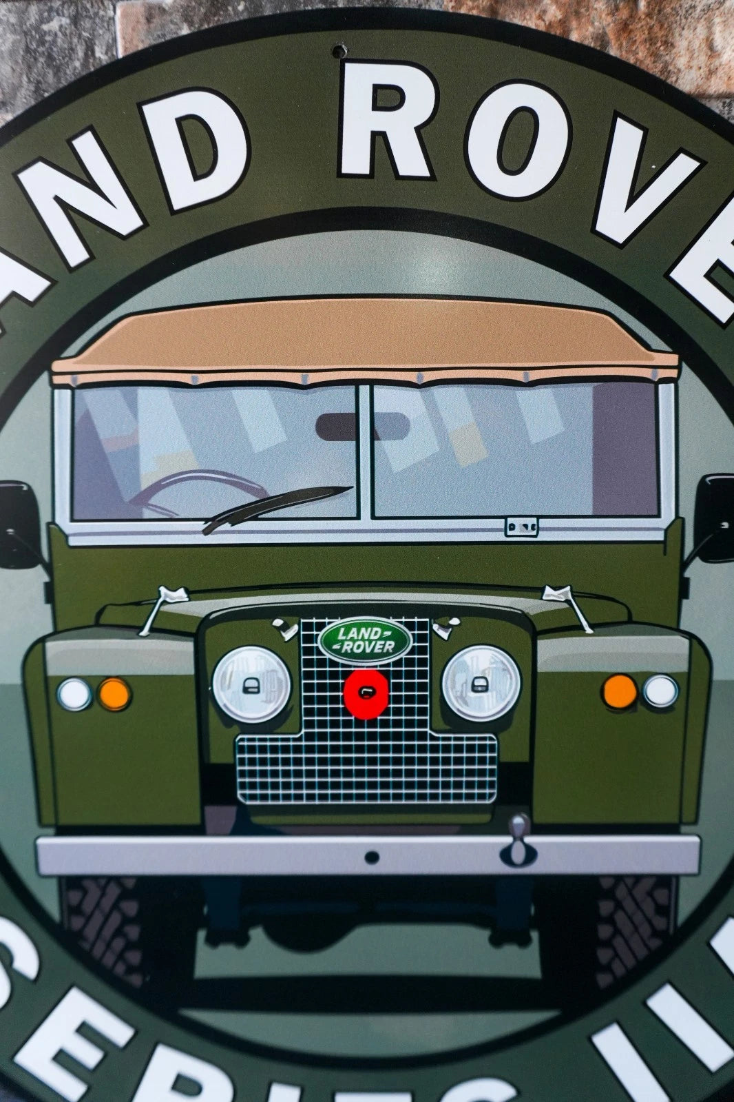 1961 Land Rover Series IIA Metal Tabela