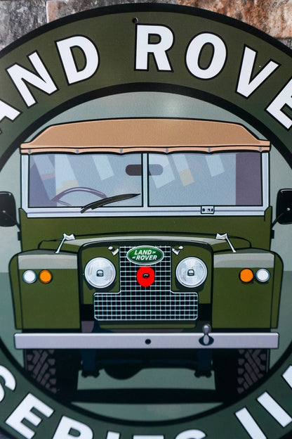1961 Land Rover Series IIA Metal Tabela