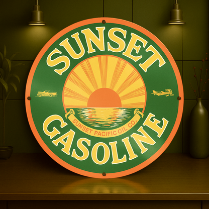 Sunset Gasoline Metal Tabela