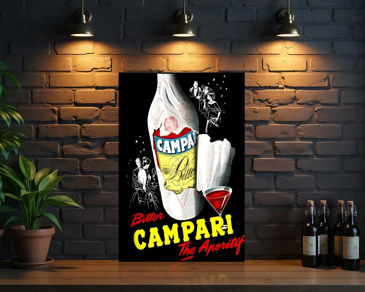 Campari Bitter Metal Tabela