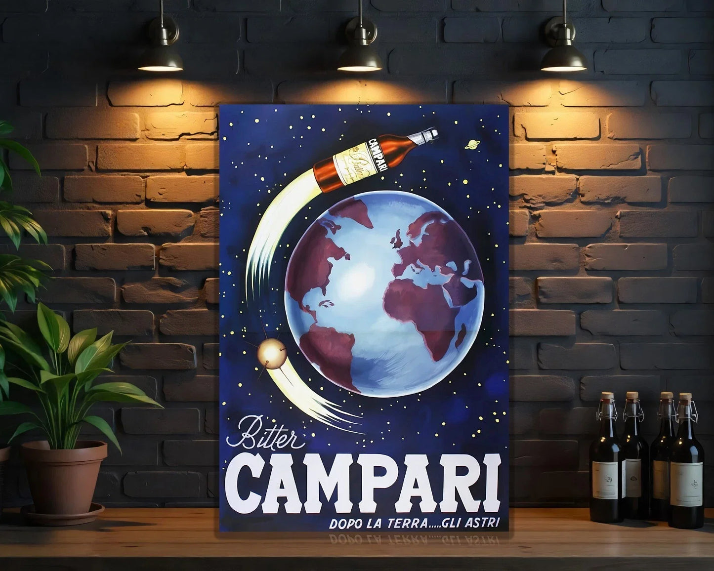 Campari Dopo La Terra... Gli Astri SPACE World Metal Tabela