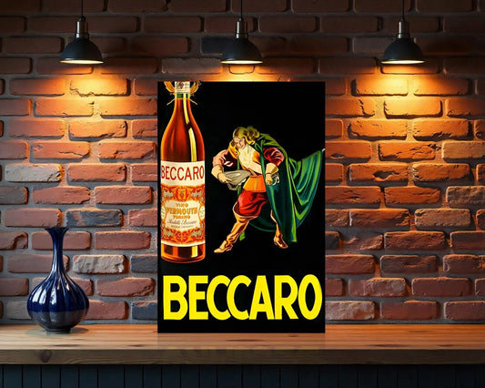 Beccaro Vermouth Metal Tabela