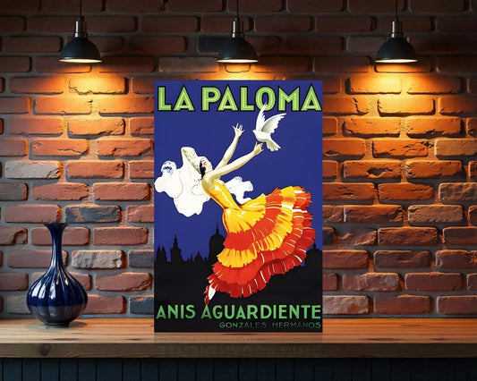 La Paloma Spanish Spirit & Dance Motion Metal Tabela