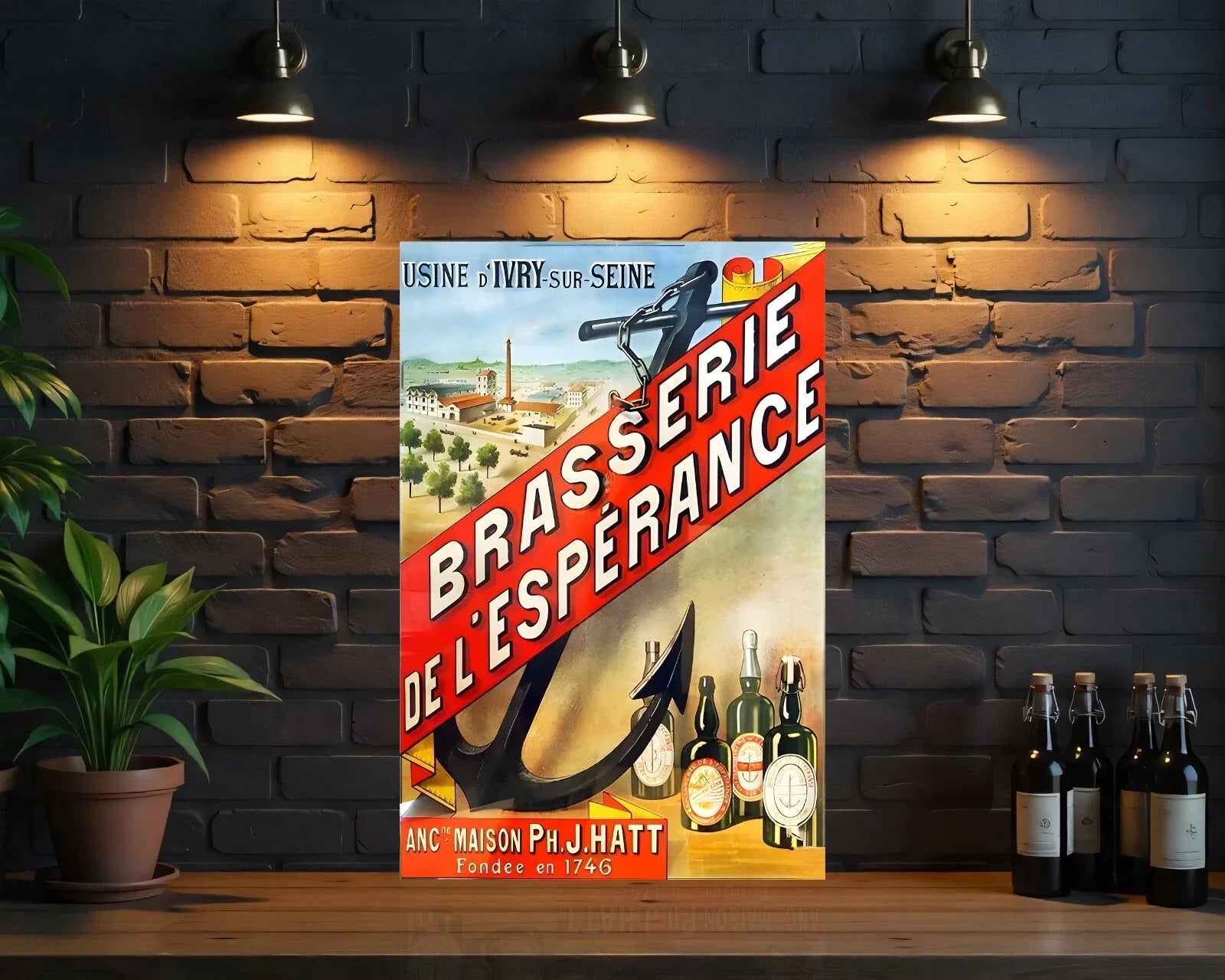 Brasserie de l'Espérance Metal Tabela