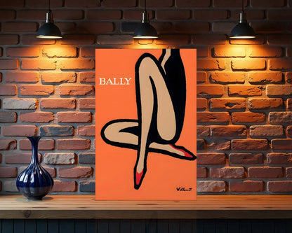 Bally Shoes Villemot Modern Art Metal Tabela