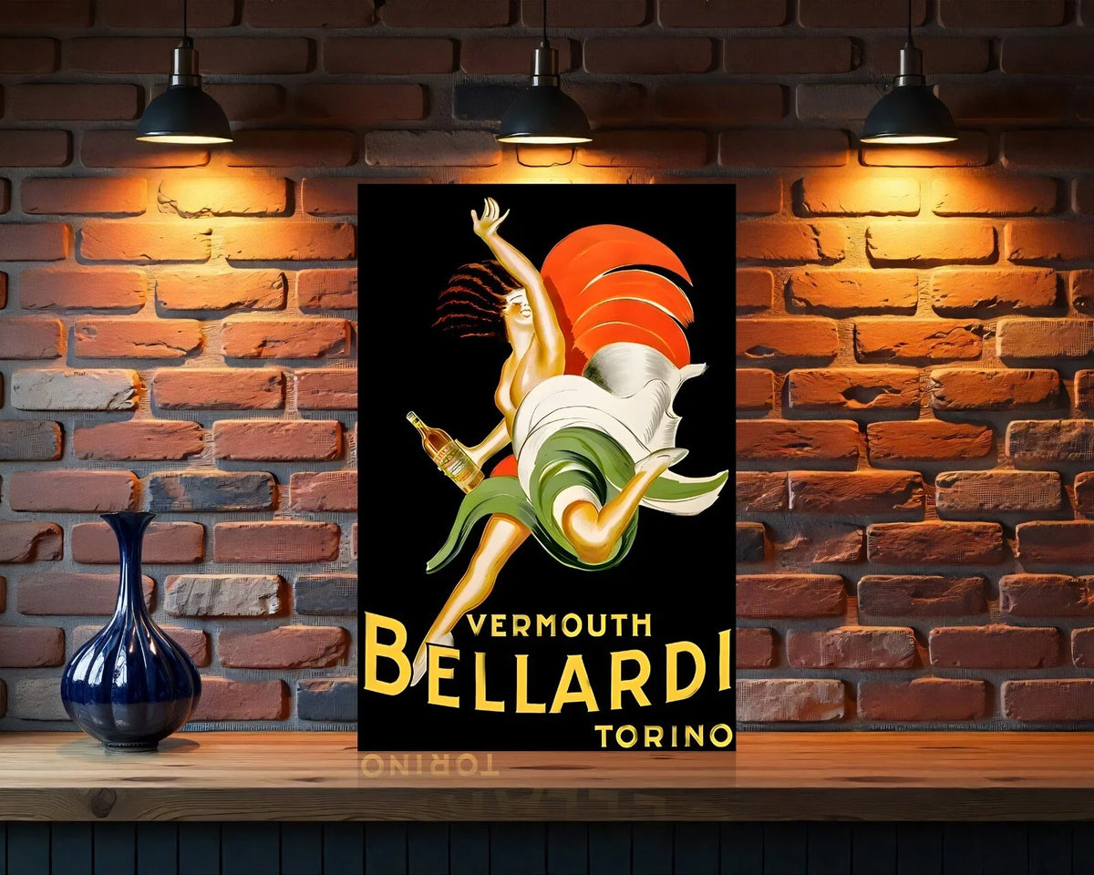 Bellardi Vermouth Torino Metal Tabela
