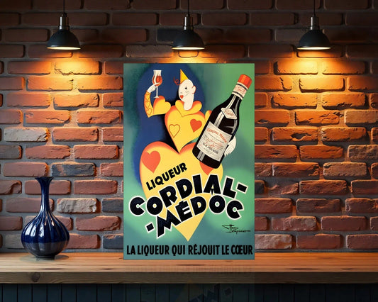 Cordial - Médoc French Liquor Metal Tabela