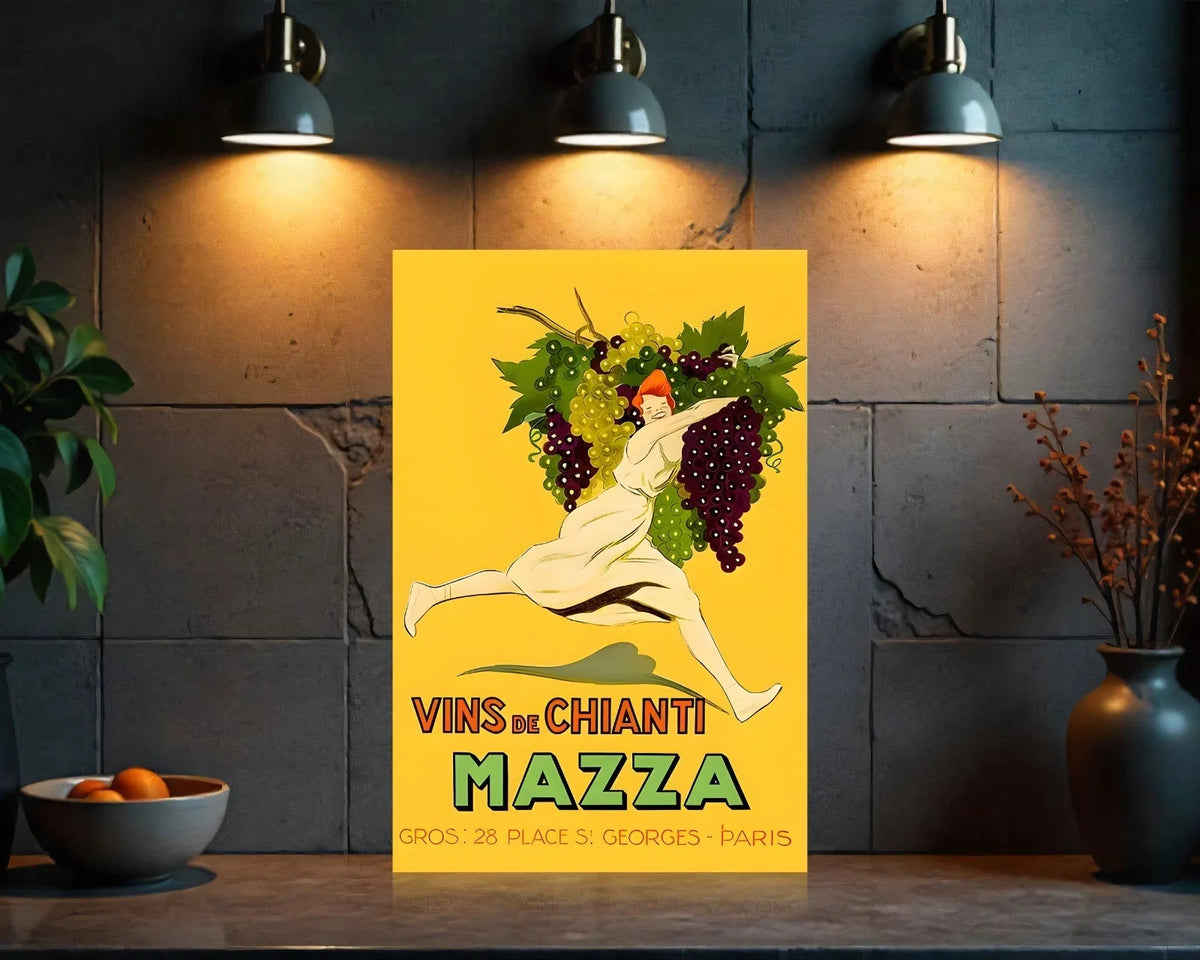 Vins de Chianti Mazza Metal Tabela