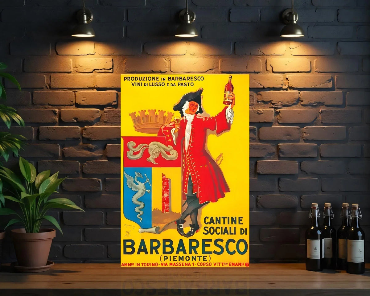 Barbaresco Piemonte Metal Tabela