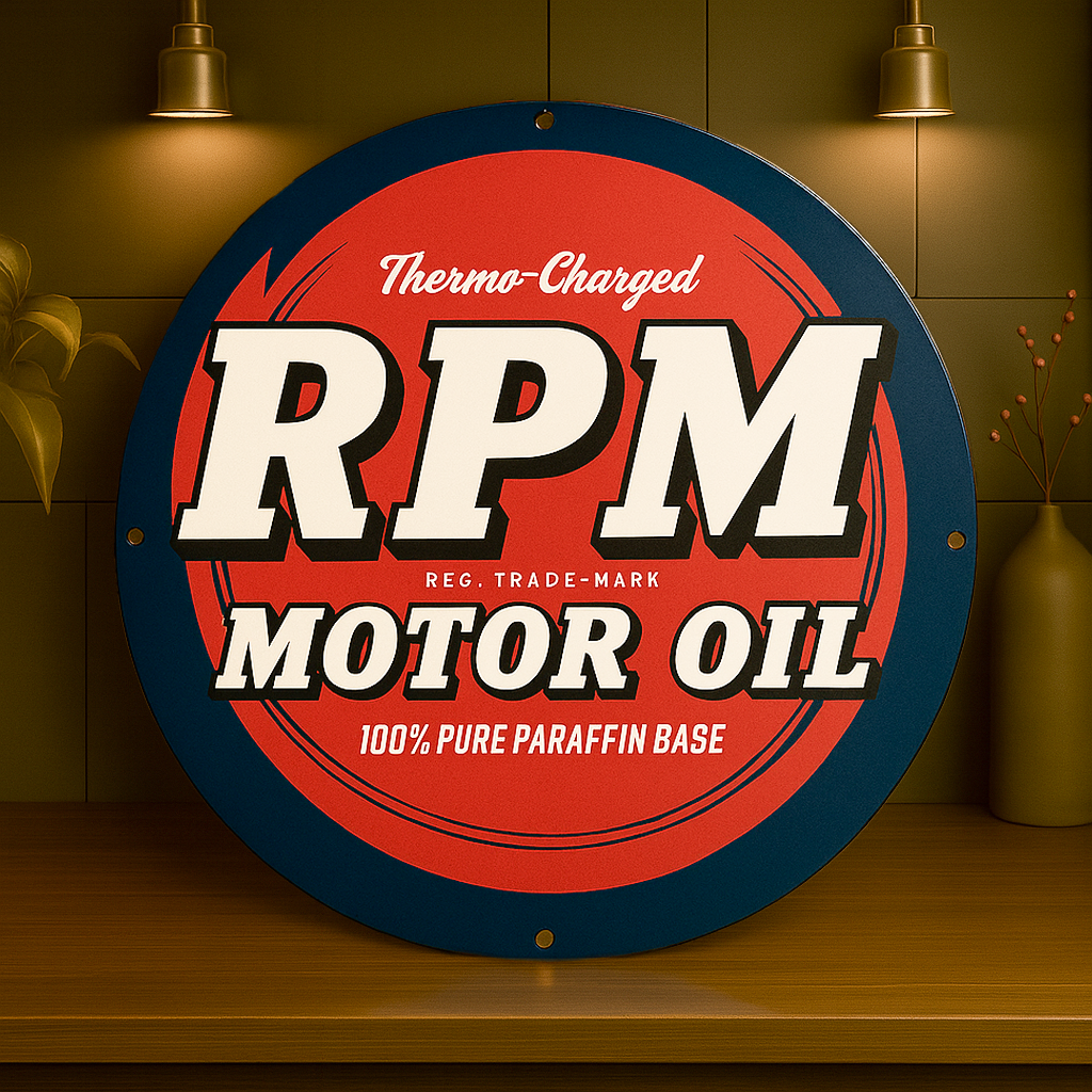 RPM Motor Oil Metal Tabela