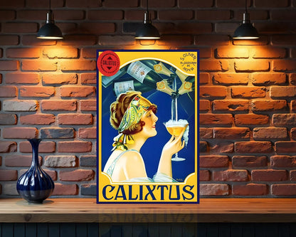 Calixtus Spanish Sparkling Wine Metal Tabela