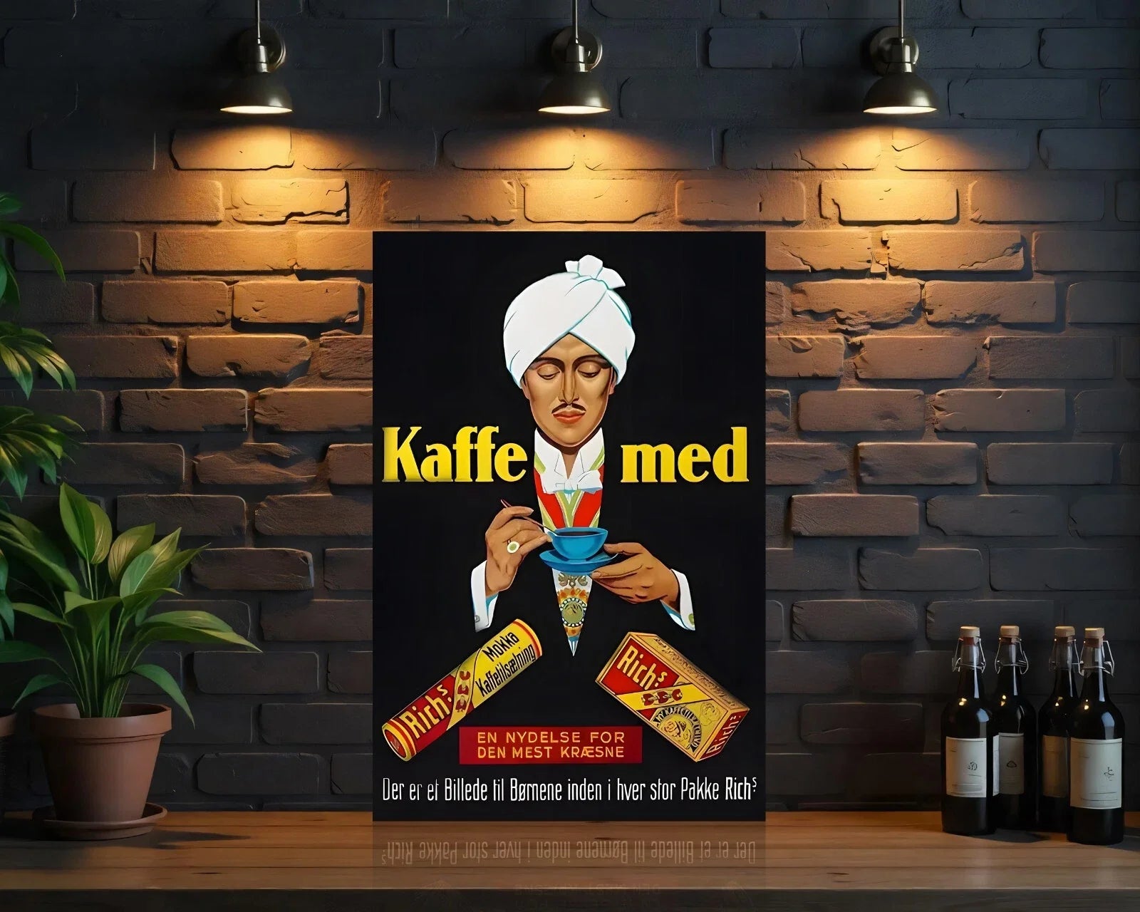 Rich's Kaffe Metal Tabela