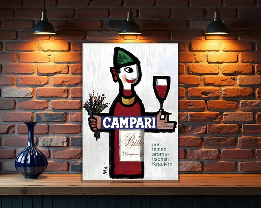 Campari German Herb Aroma Metal Tabela