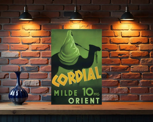 Cordial Vintage Tobacco Metal Tabela