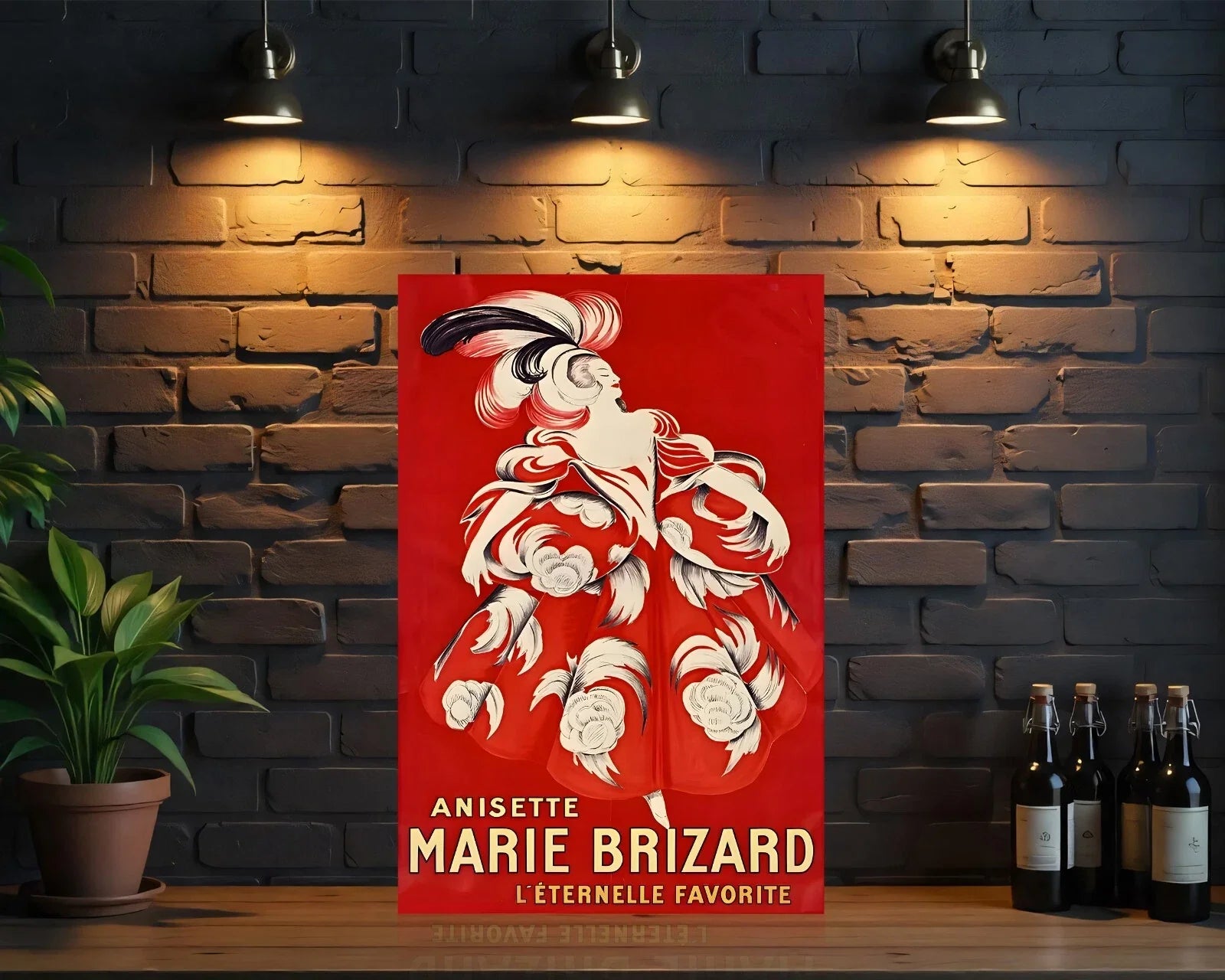 Marie Brizard Anisette Metal Tabela