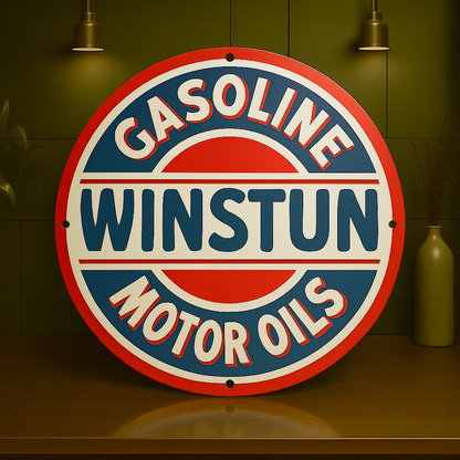 Winstun Gasoline Motor Oil Metal Tabela