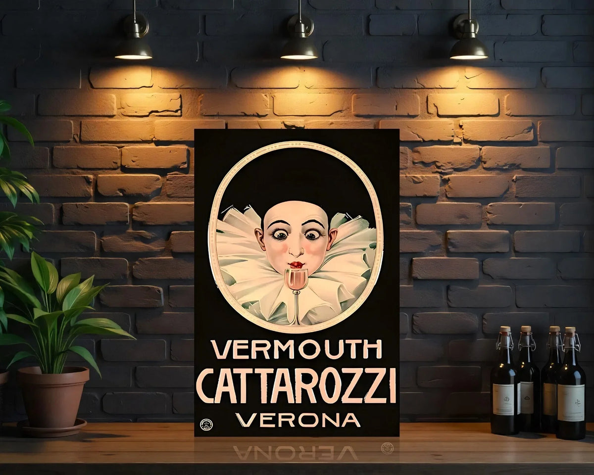 Cattarozzi Verona Vermouth Metal Tabela