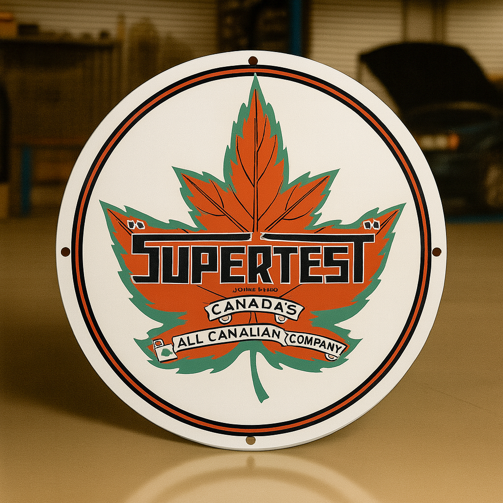 Supertest Maple Leaf Gasoline Metal Tabela