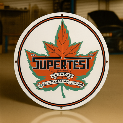 Supertest Maple Leaf Gasoline Metal Tabela