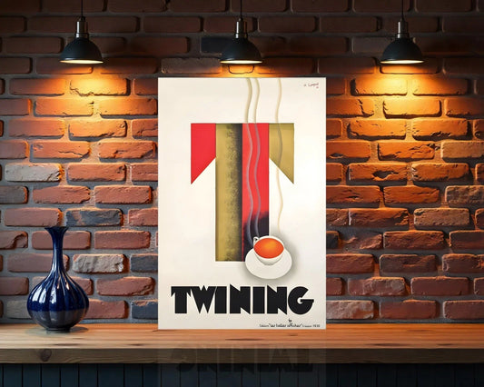 TWINING Vintage French Metal Tabela